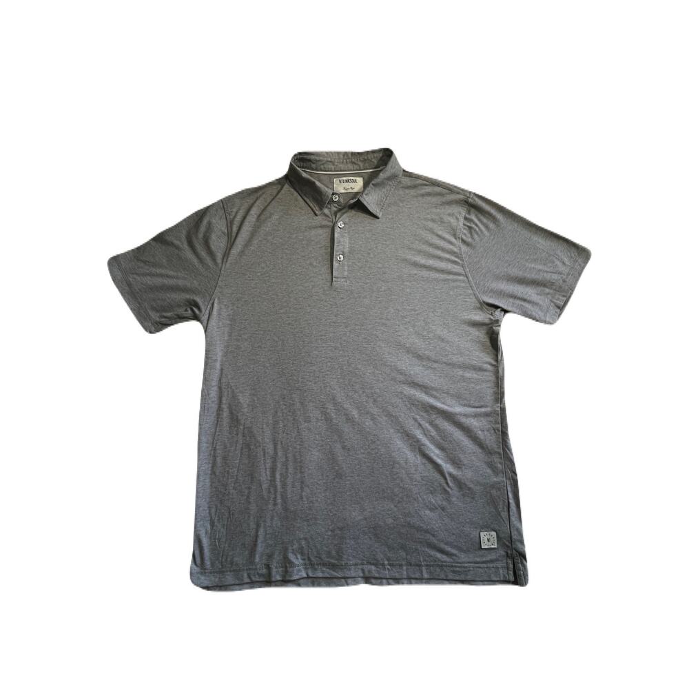 Linksoul Golf Polo Short Sleeve Performance Casual Preppy Gray Size Large